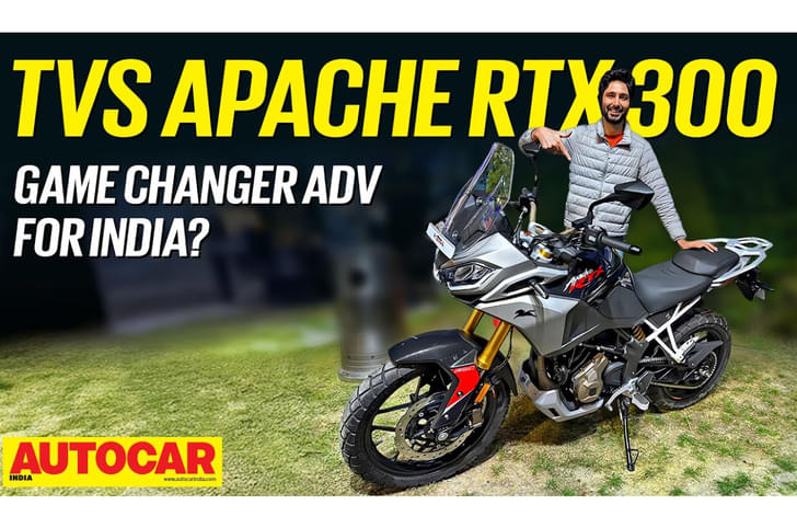TVS Apache RTX walkaround video
